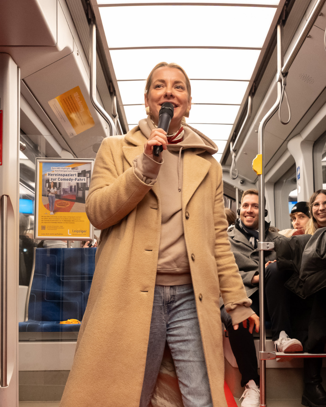 Comedian bei einer individuellen Show